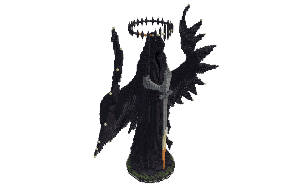 Estatua vistien lmpbnsbs - 3/4 right