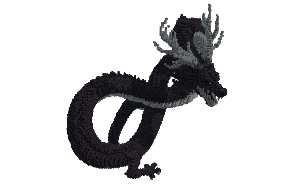 Shenron: Coiled Eastern Dragon Statue - 3/4 right
