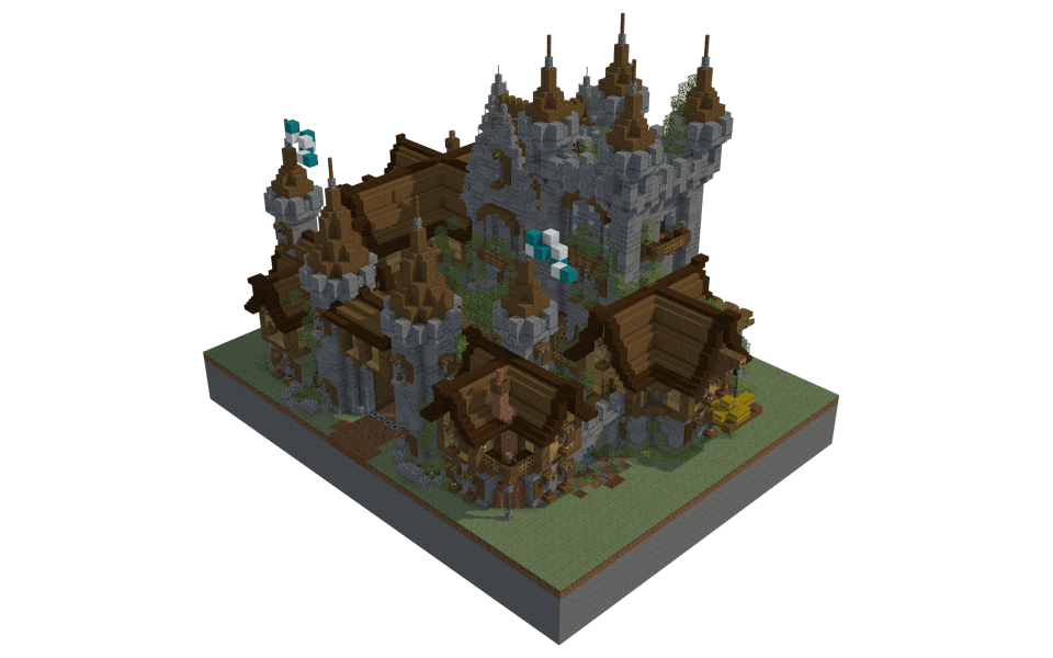 Finished Castle from abfielder - 3/4 right