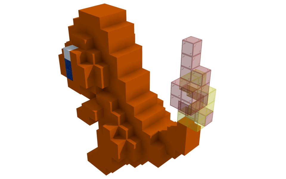 Charmander Petit - 3/4 right