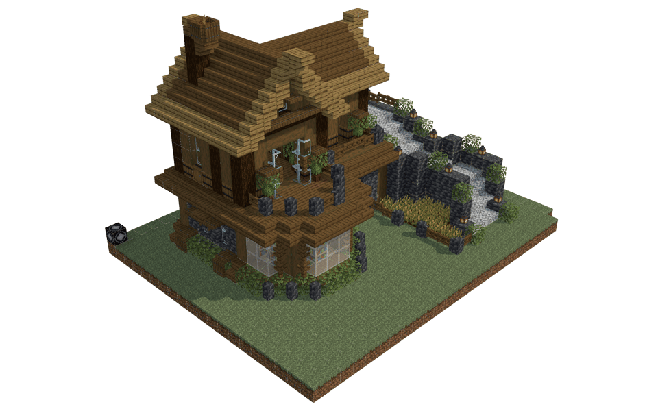 House medieval - 3/4 right