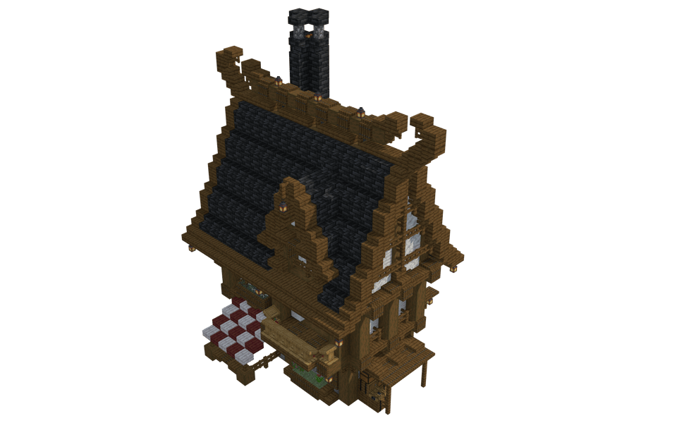 Basic house - 3/4 right