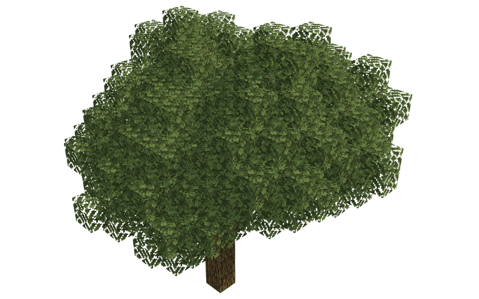 Oak tree 01 - 3/4 right