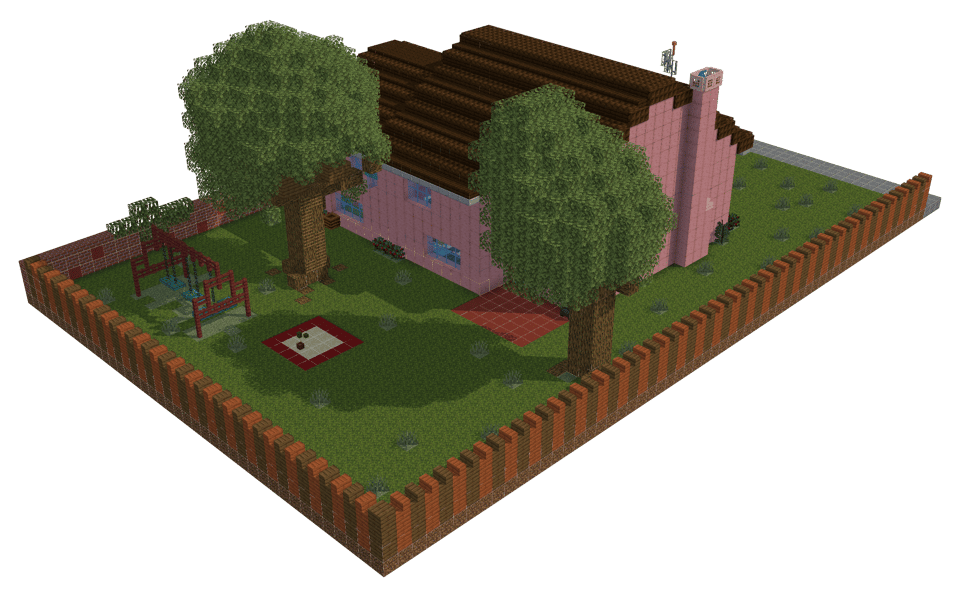 The Simpsons House - 3/4 right