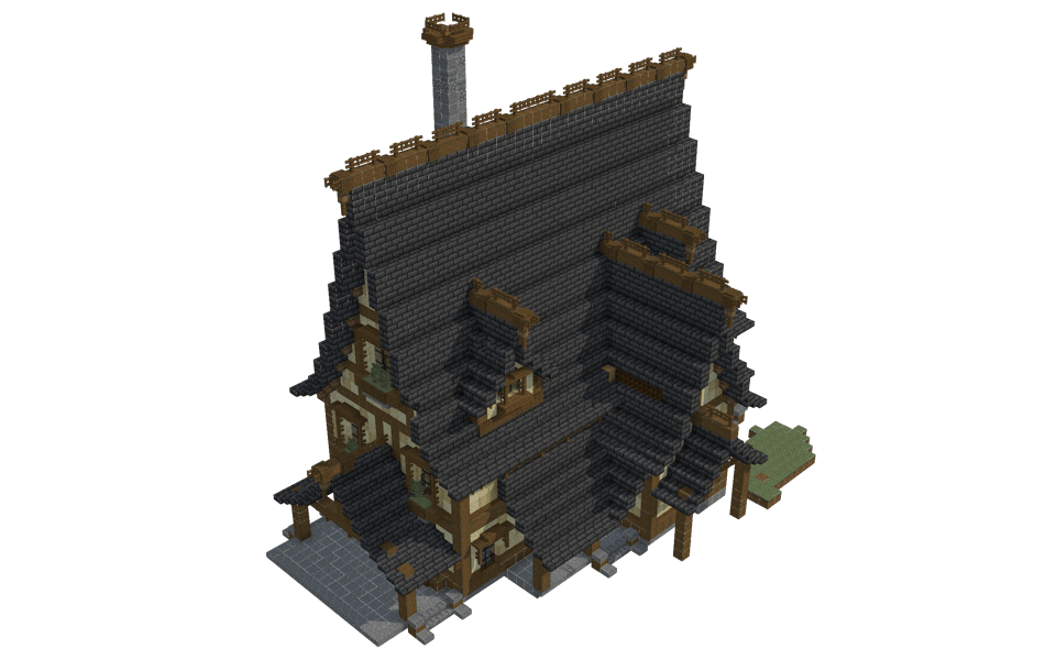 Casa Medieval - 3/4 right