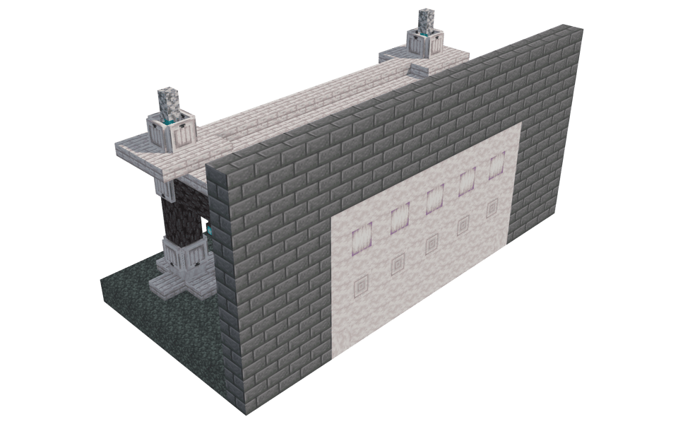 Trading hall design - 3/4 right