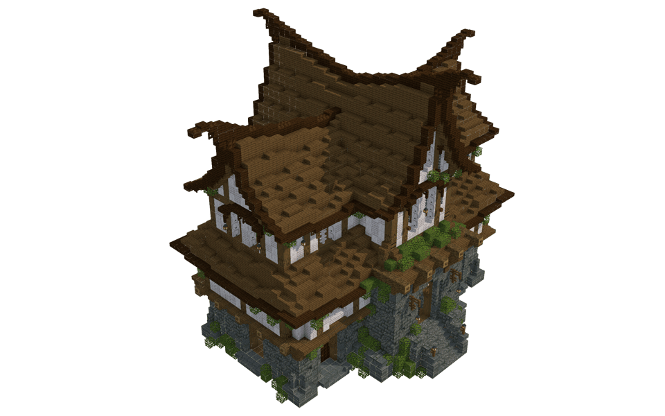 Casa medieval - 3/4 right
