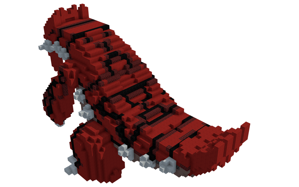 Groudon chibi - 3/4 right