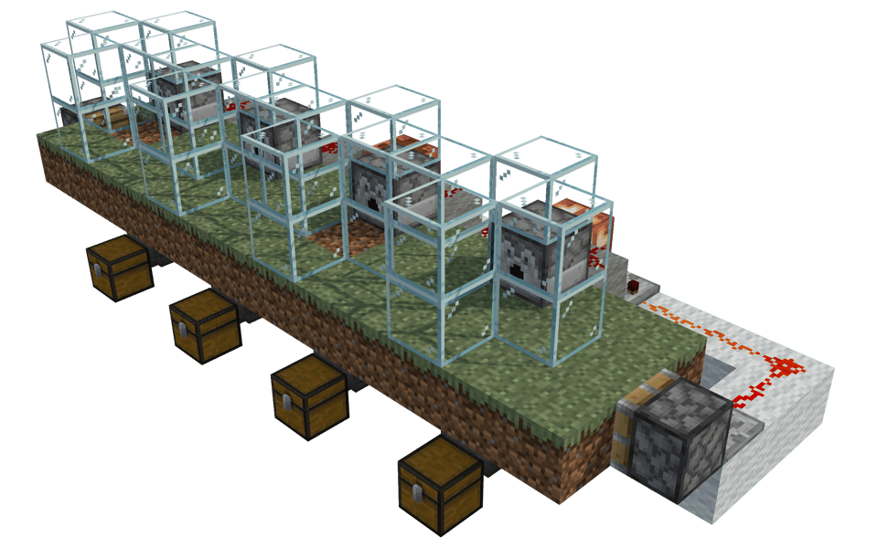 Auto Wool Farm Single 4 Sheep Unit - 3/4 right