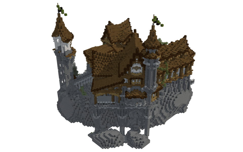 Casa medieval - 3/4 right