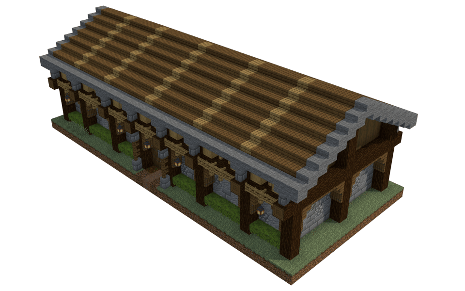 Villager Trade Building - 3/4 right