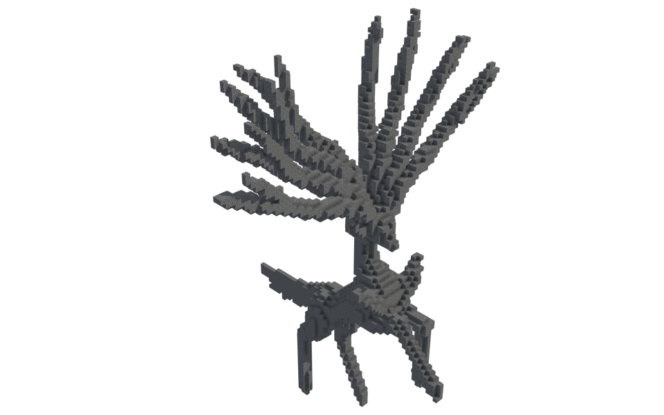 Xerneas Statue - z4x__ - 3/4 right