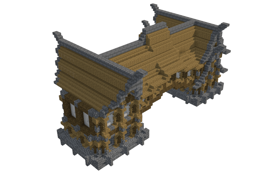 Casa medieval - 3/4 right