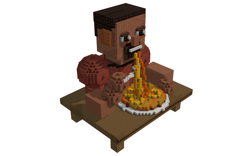Will Smith eating spaghettis - 3/4 right