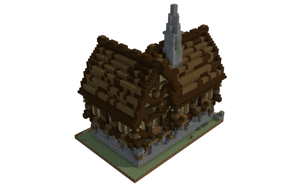 Casa medieval - 3/4 right