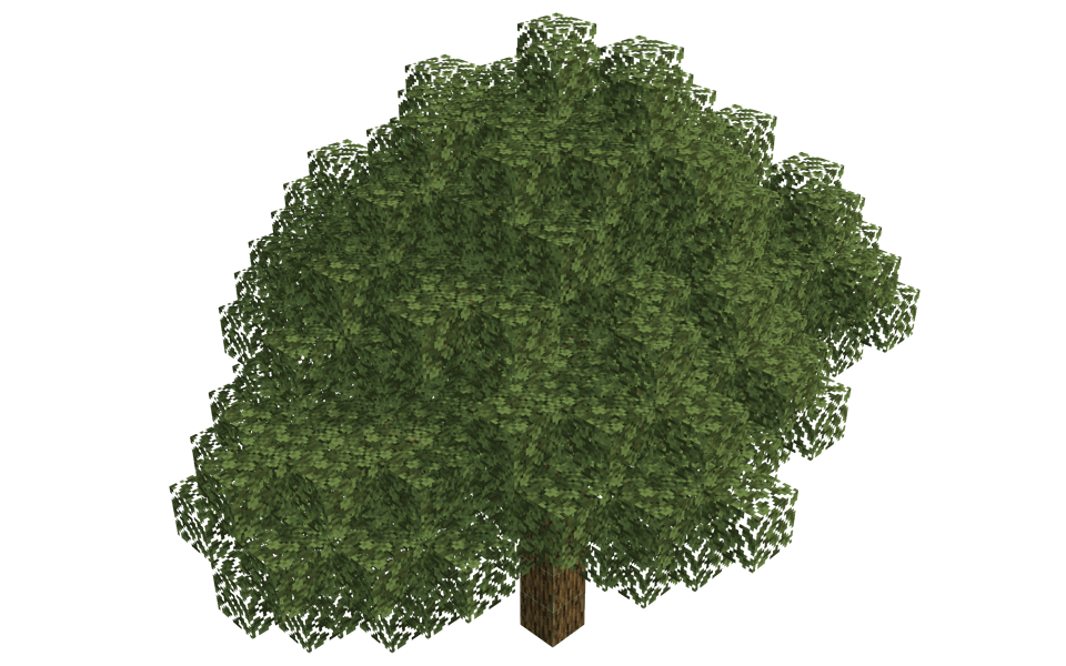 Oak tree 03 - 3/4 right
