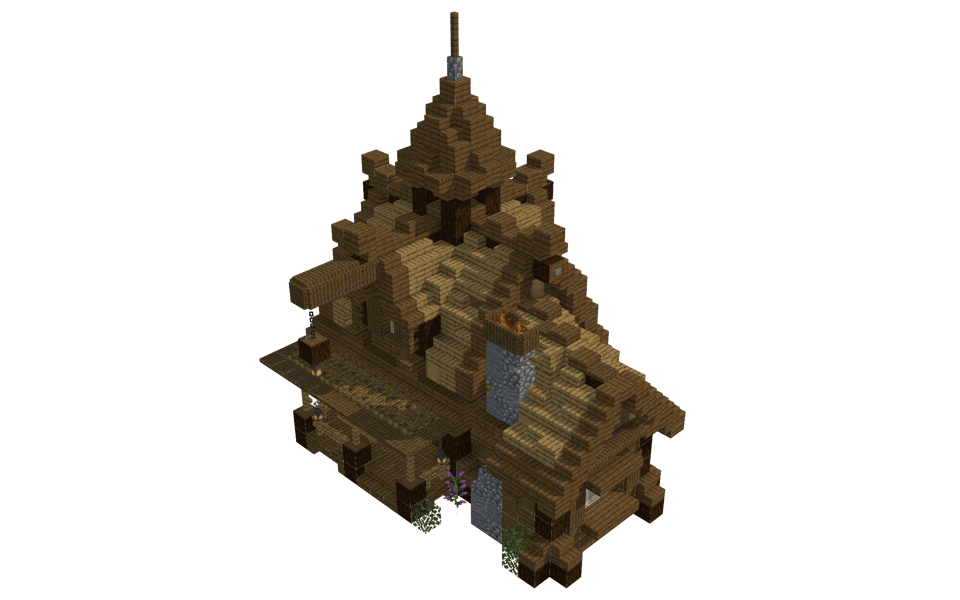 Casa medieval - 3/4 right