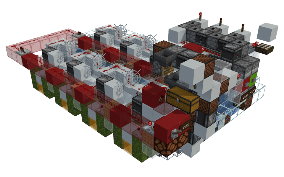Tileable 7gt Bone Meal Villager Crop Farm - 3/4 right