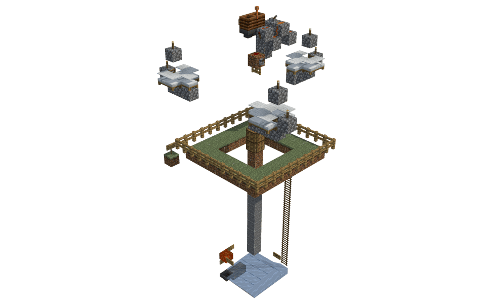 Booty's 1.2k 3 Pod Iron Farm - 3/4 right