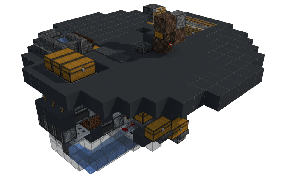 Encoded Void Trading Hall - 3/4 right