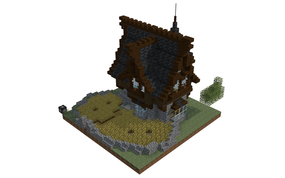 Casa medieval - 3/4 right