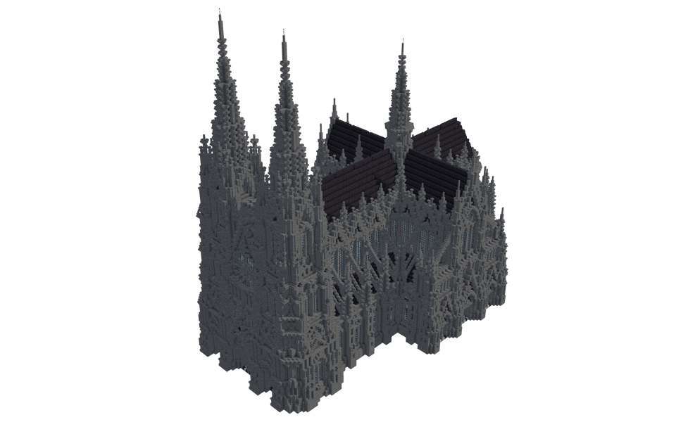 Gothic Cathedral - 3/4 right