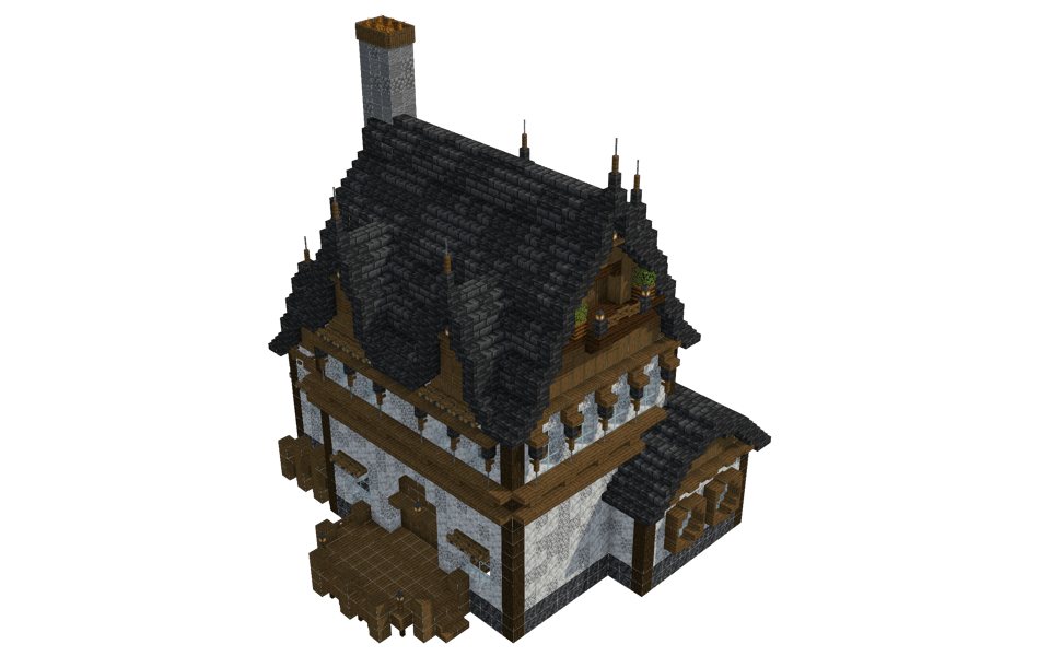 Casa medieval - 3/4 right