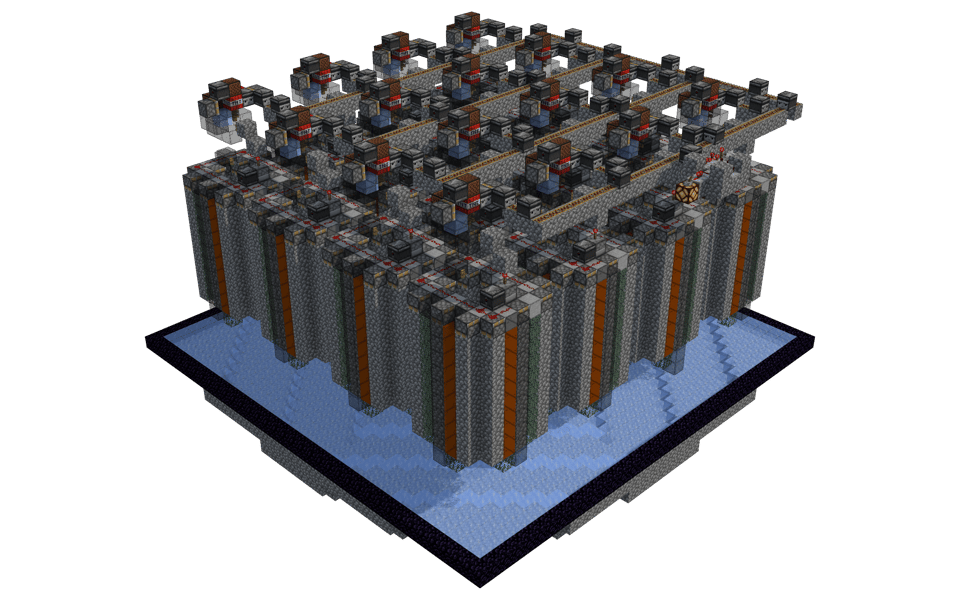 OP cobblestone farm - fully automatic - 3/4 right