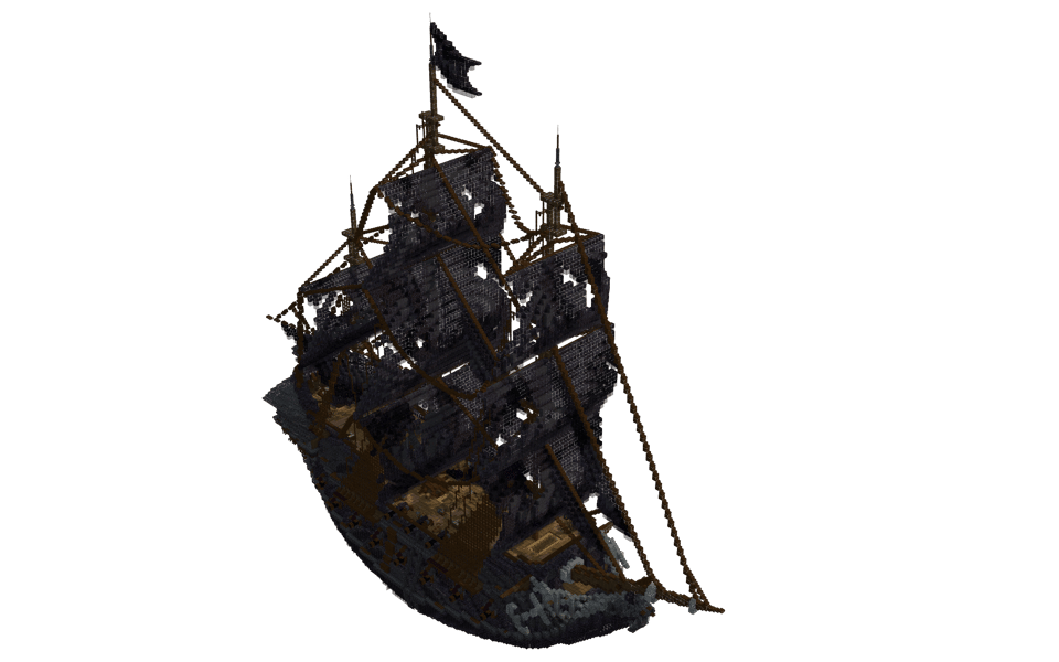 BlackPearlShip - 3/4 right